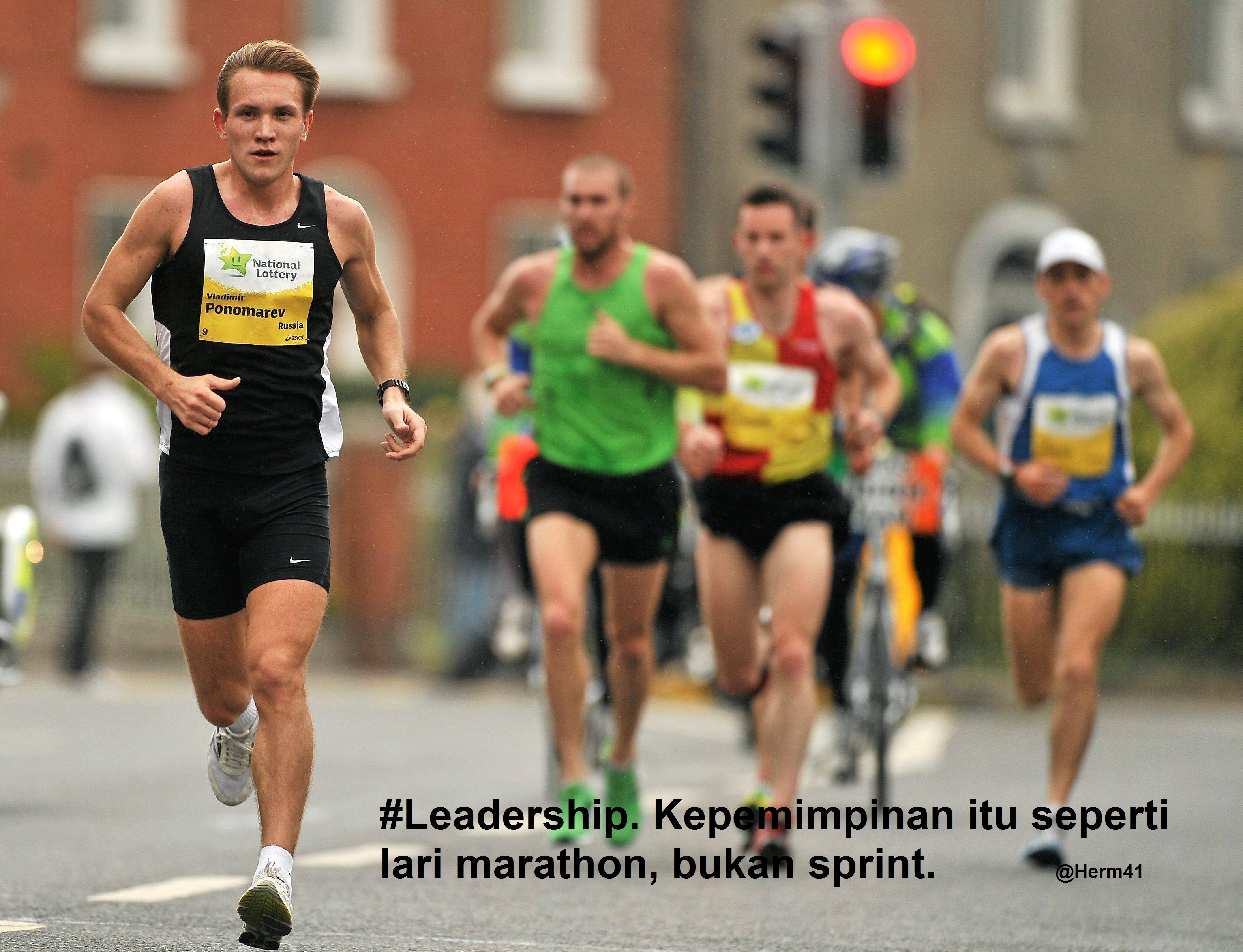 #Leadership. Kepemimpinan Bagaikan Lari Marathon, Bukan Sprint